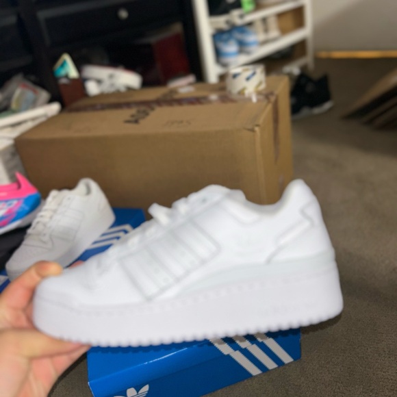 Adidas Forum Bold Stripes W White Sneakers - Picture 11 of 16